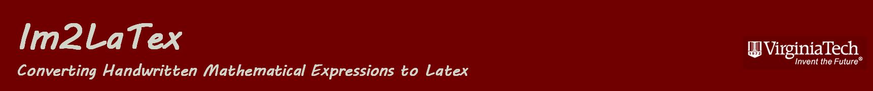 Image to LaTex converter